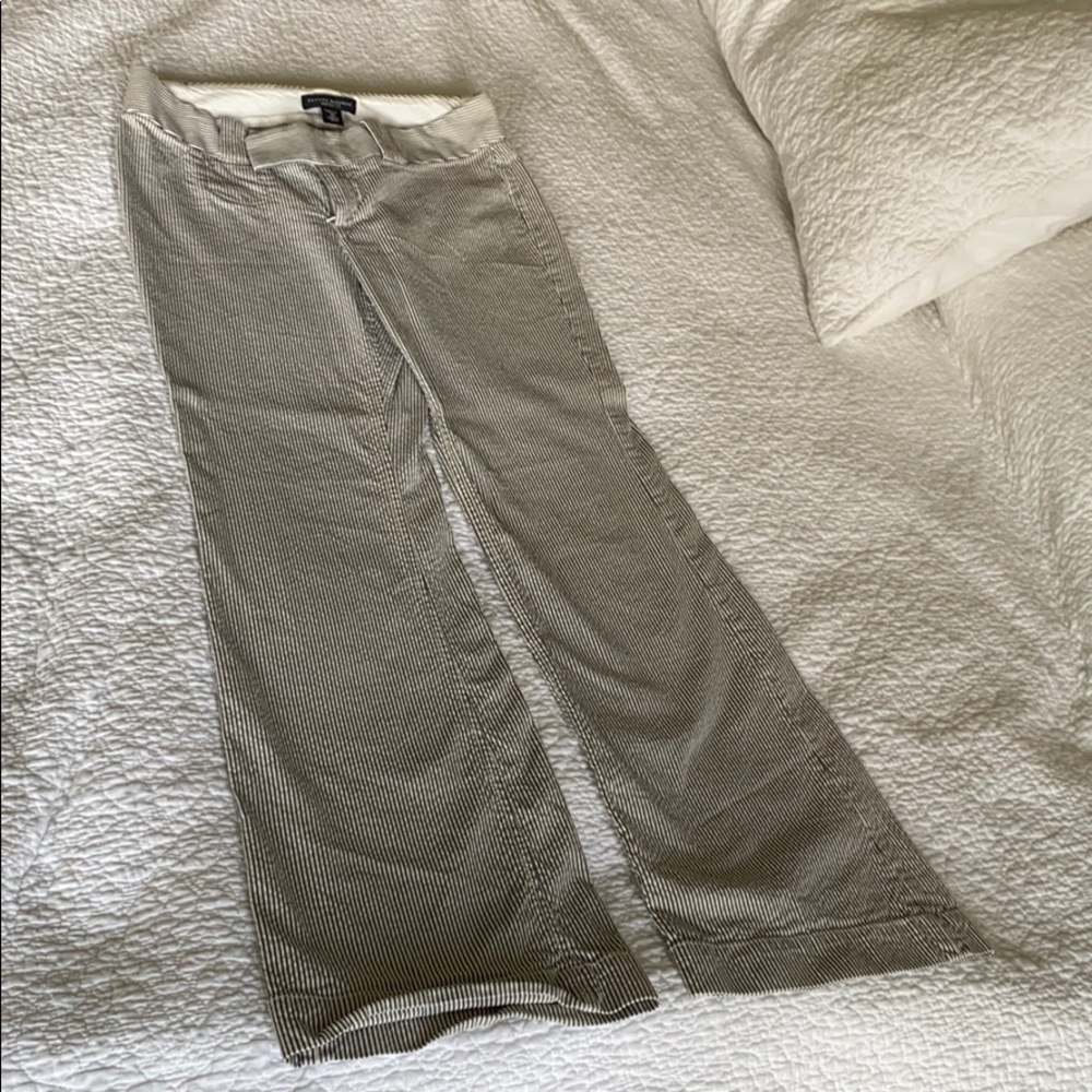 Banana republic nautical stripe pants